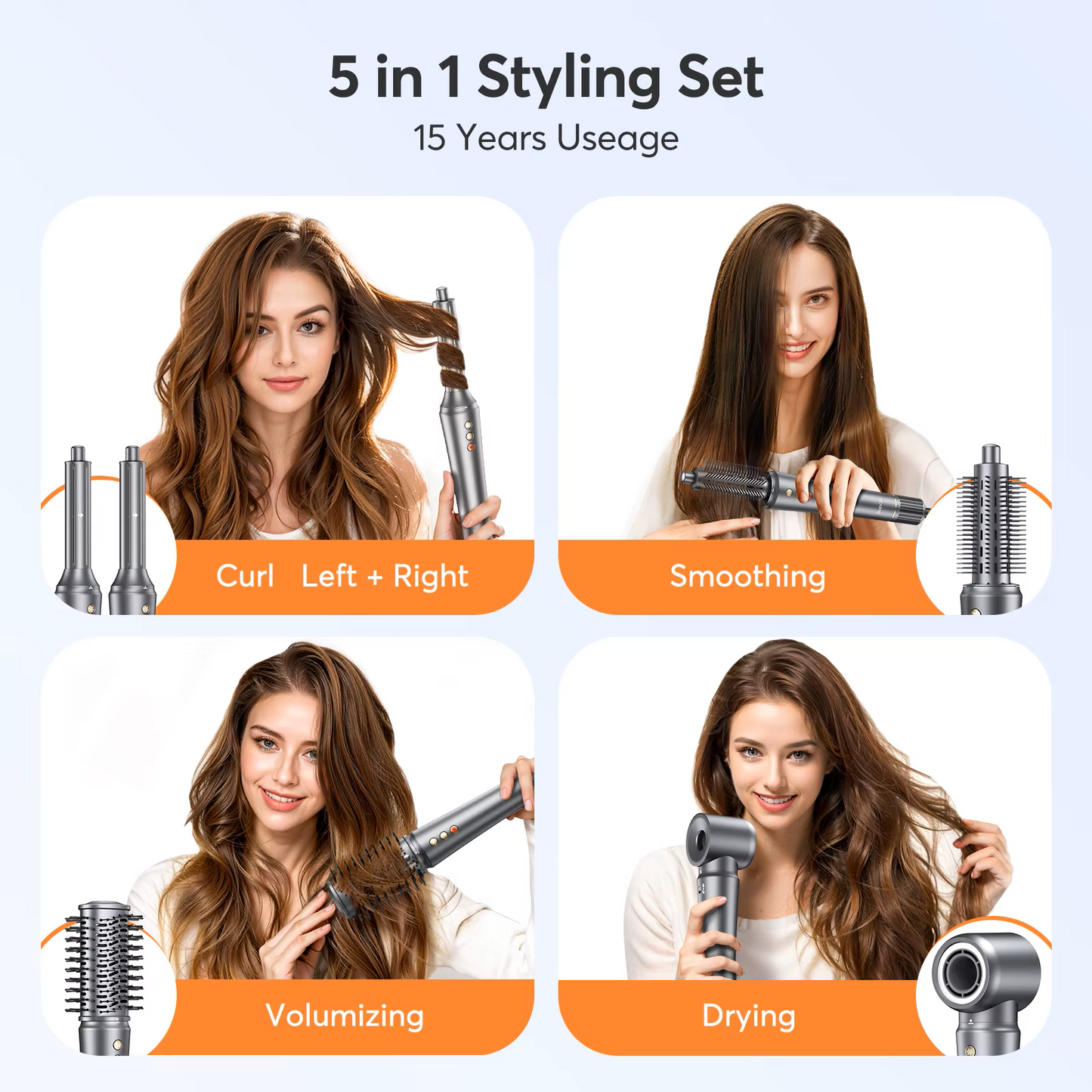 DesireWave 5-in-1 Styler Gray